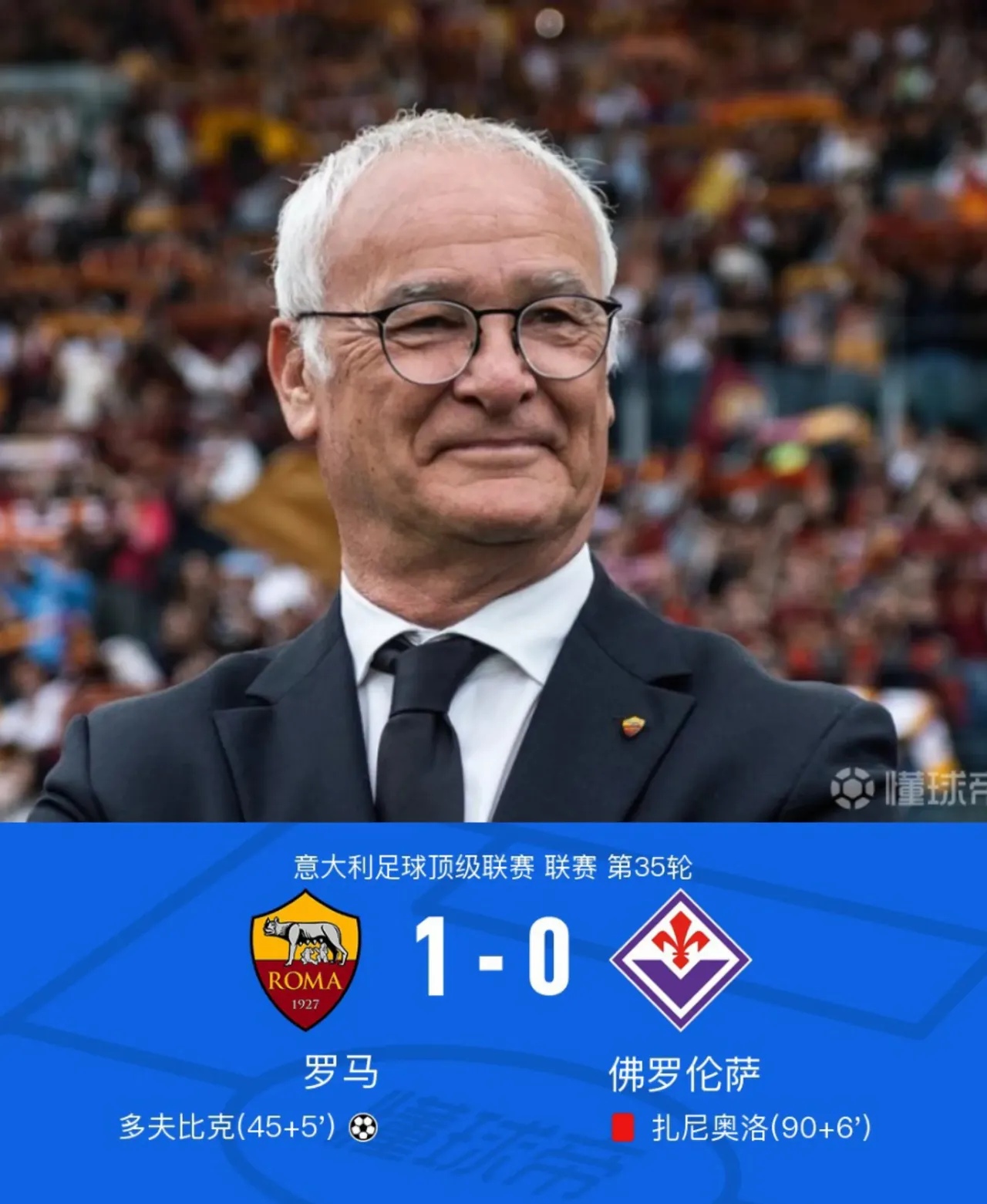 罗马神奇逆转，晋级欧洲联赛下一轮